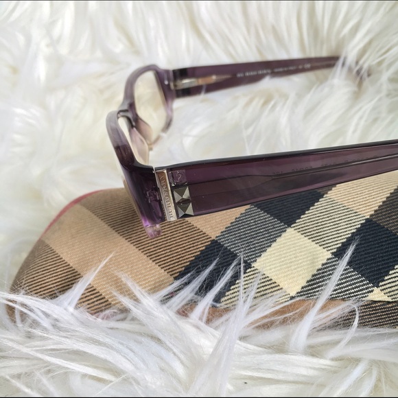 Auth Burberry studded purple ombré glasses main image 5